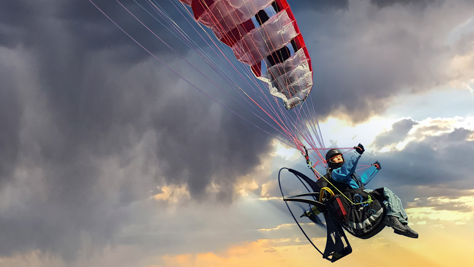 PRO ultralight Flugsystem für RC-Paraglider